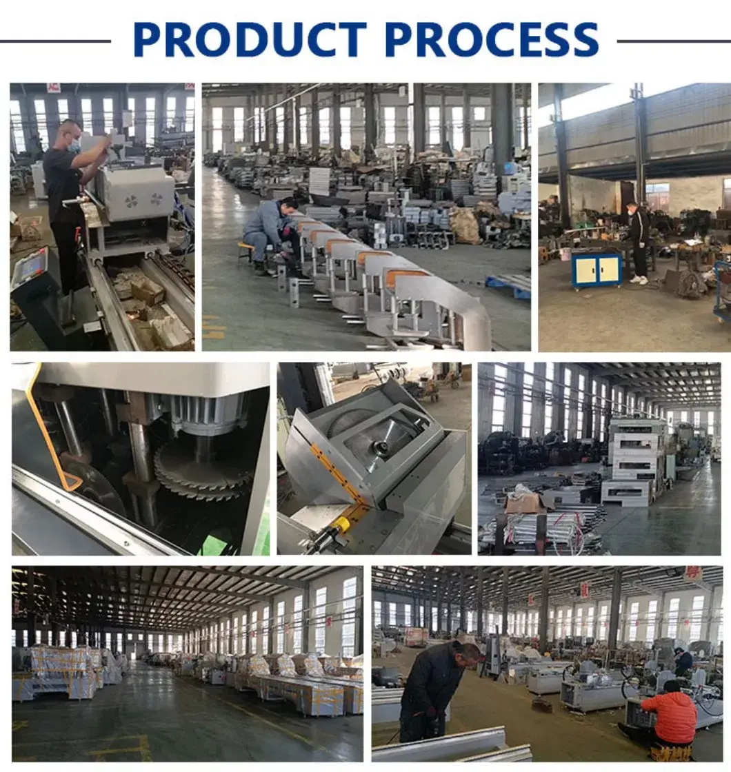 Máy cắt nhôm và PVC chuyên dụng cho cửa sổ và cửa CNC cắt đôi miter, công nghệ cắt profil nhôm và PVC hình ảnh 17-description
