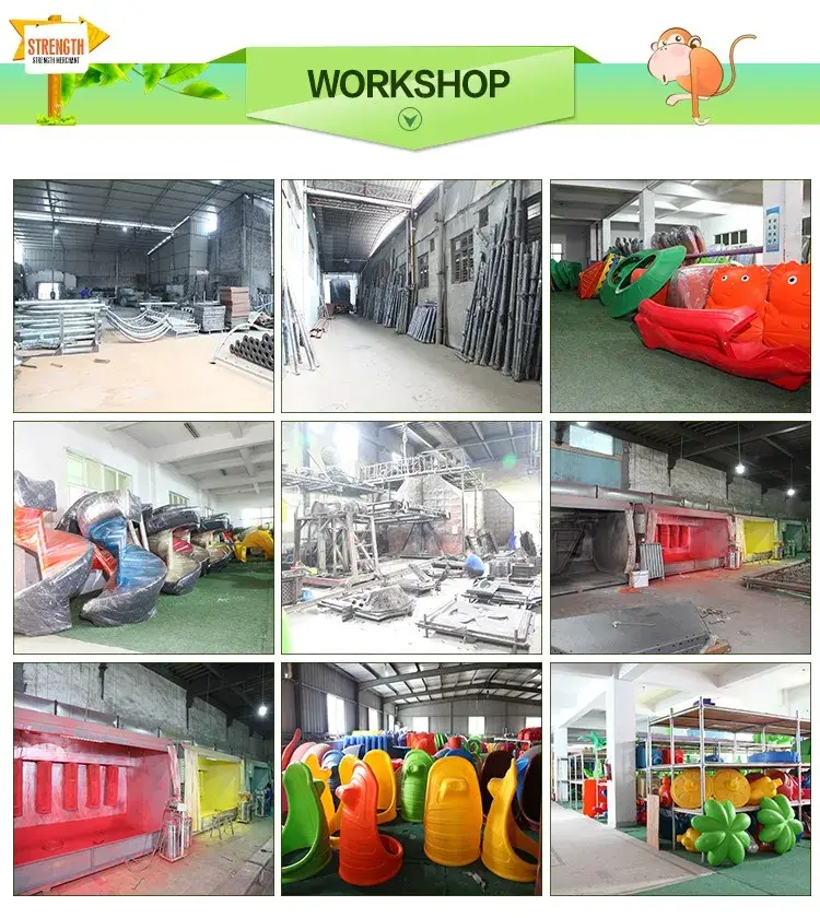 Dãy chơi cổ đại với mái đôi và lỗ cây trượt kết hợp tạo không gian vui chơi đa dạng hình ảnh 17-description