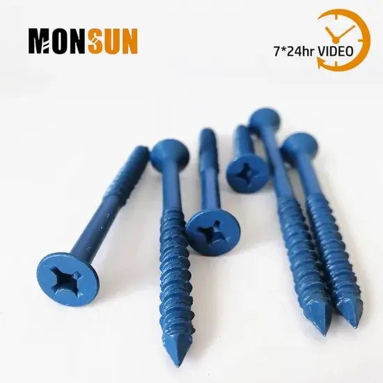 Đề xuất sản phẩm: Bu lông neo bê tông phủ chống ăn mòn màu xanh dành cho gạch và khối xây dựng