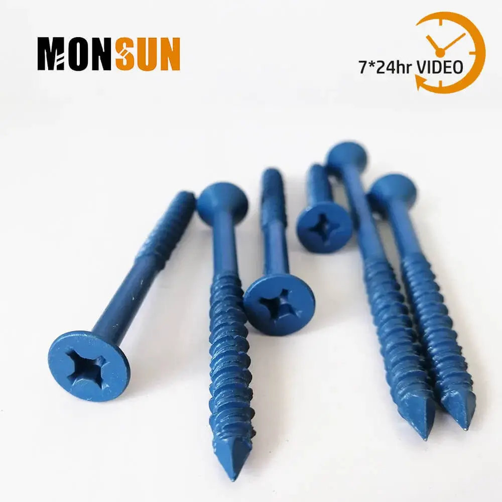 Đề xuất sản phẩm: Bu lông neo bê tông phủ chống ăn mòn màu xanh dành cho gạch và khối xây dựng