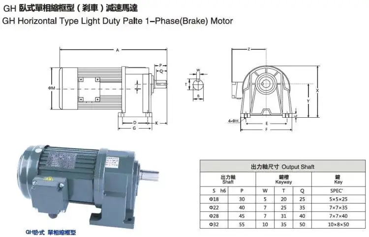 Động cơ giảm tốc Aokman G Series - Hiệu suất cao với bánh răng xoắn chuyên dụng hình ảnh 14-description