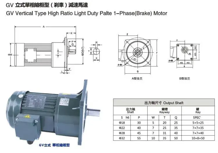 Động cơ giảm tốc Aokman G Series - Hiệu suất cao với bánh răng xoắn chuyên dụng hình ảnh 13-description