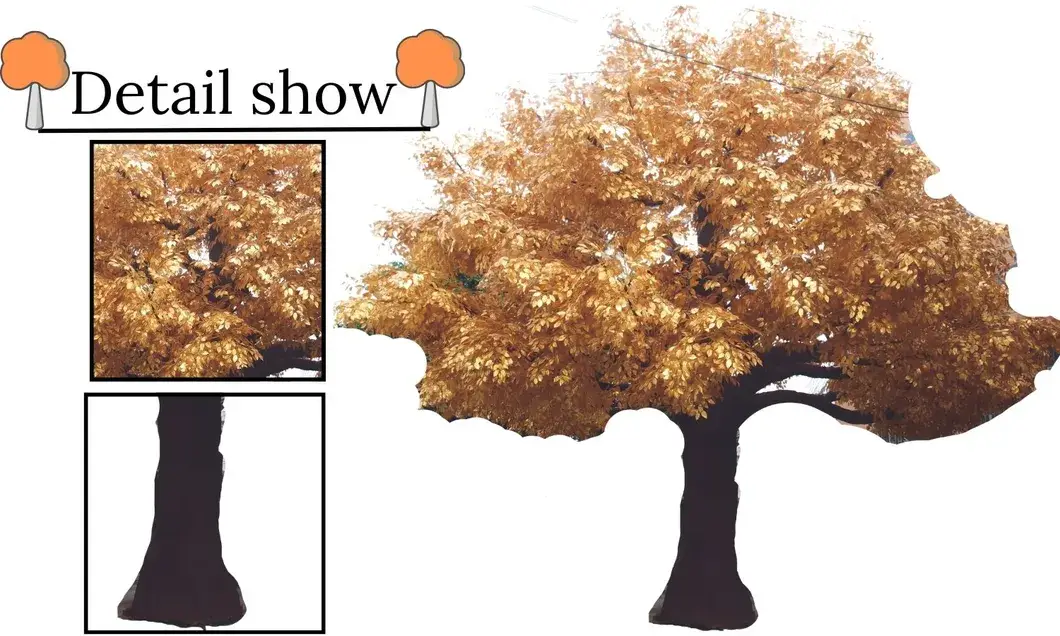 Cây Nhân Tạo Lớn Cho Sân Vườn Mùa Thu - Cây Nhân Tạo Cao Cấp hình ảnh 15-description
