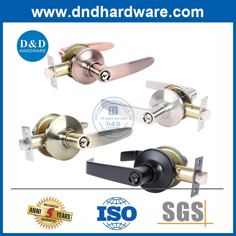 Bộ khóa chức năng văn phòng hợp kim kẽm đen mờ - Phong cách cổ điển mới lạ