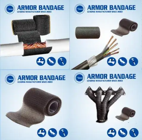 Chất liệu Armor Wrap làm bảo vệ cáp, tăng cường cấu trúc chắc chắn