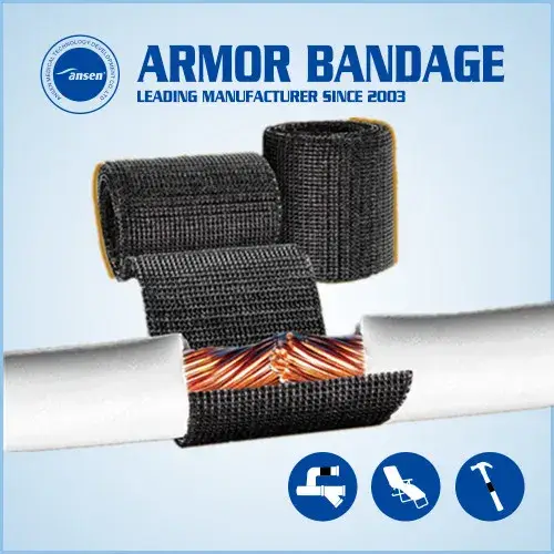 Chất liệu Armor Wrap làm bảo vệ cáp, tăng cường cấu trúc chắc chắn