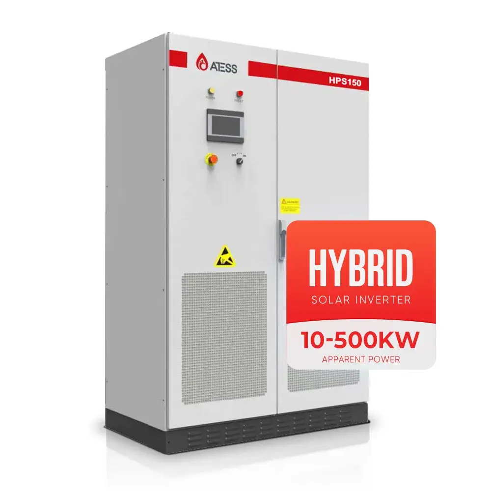 Biến tần năng lượng mặt trời Atess Hybrid All in One 400V 30kw 120kw 150kw - Giải pháp biến tần năng lượng mặt trời nối lưới hiệu quả