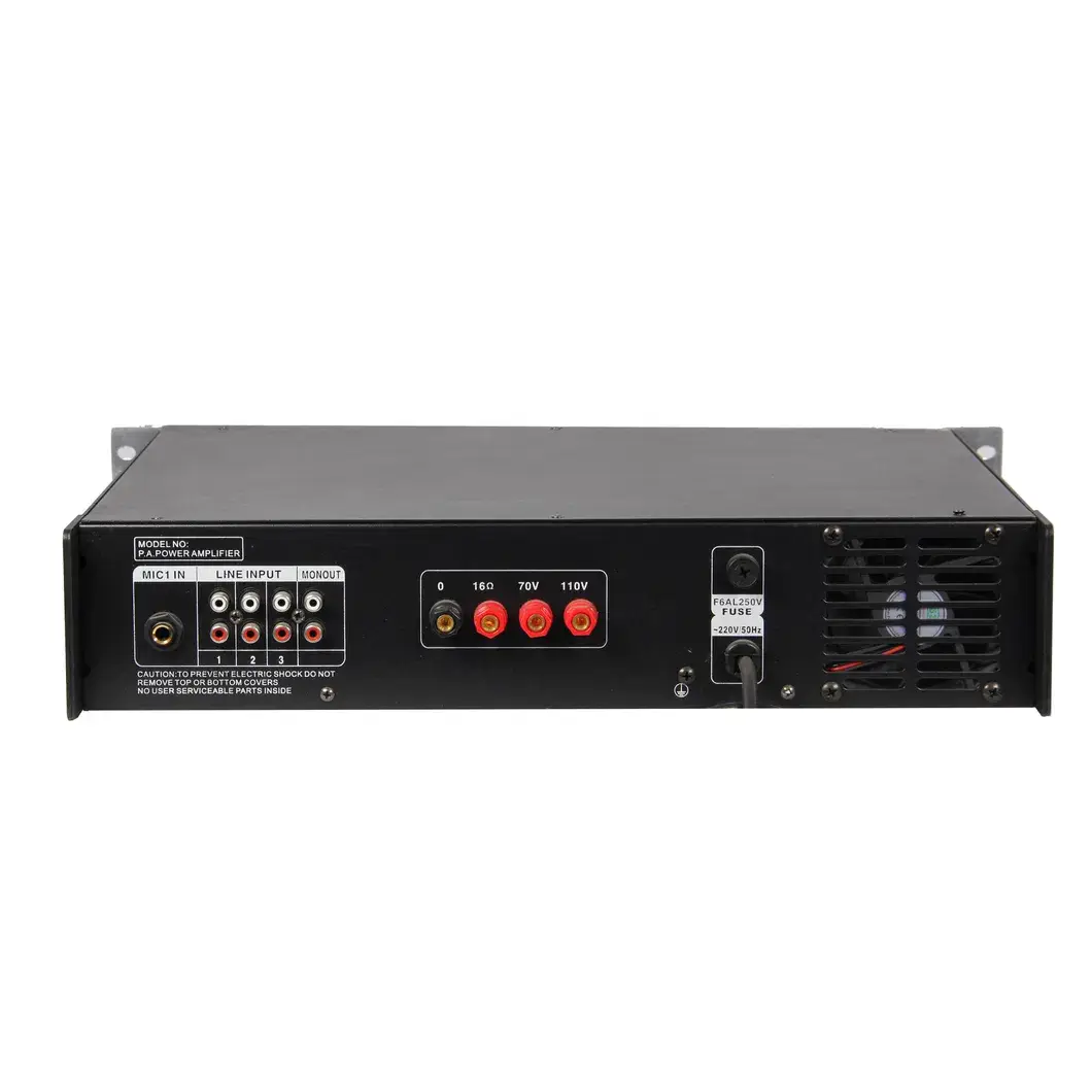 Máy khuếch đại trộn âm thanh công suất 350W 2u chất lượng cao hình ảnh 14-description