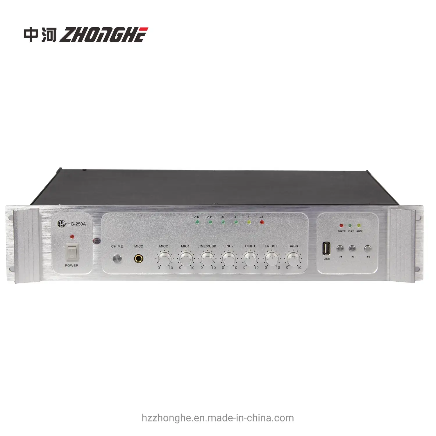 Máy khuếch đại trộn âm thanh công suất 350W 2u chất lượng cao
