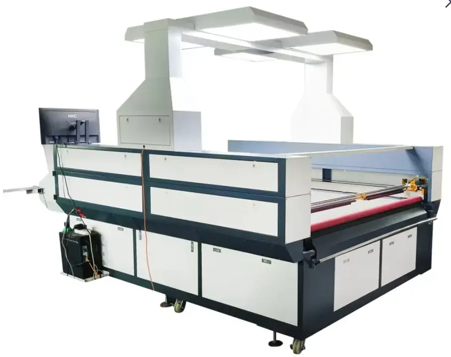 Máy cắt laser tự động với con lăn dành cho vải và quần áo