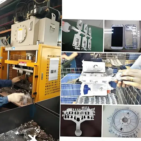 Thiết bị hỗ trợ khuôn tự động cho máy cắt đúc linh kiện hợp kim - Model Lh-Trimming-20t