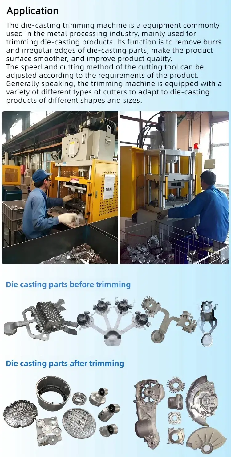 Thiết bị hỗ trợ khuôn tự động cho máy cắt đúc linh kiện hợp kim - Model Lh-Trimming-20t hình ảnh 14-description