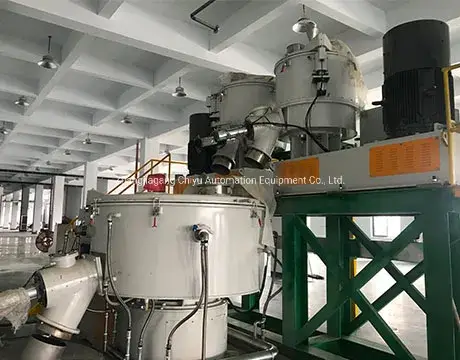 Giải pháp tự động trộn liều và vận chuyển khí nén cho dây chuyền ép cáp PVC