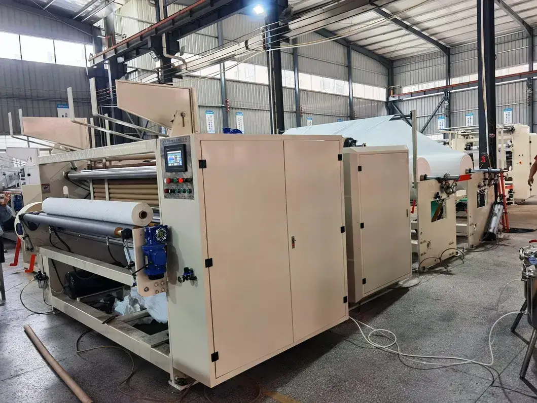 Thiết bị tự động sản xuất cuộn giấy lau tay hình ảnh 12-description