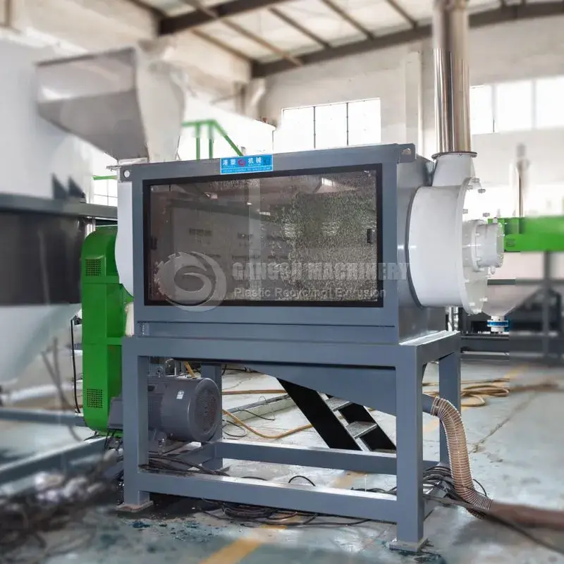 Máy tự động tái chế vật liệu cứng nhựa PP PE hình ảnh 21-description