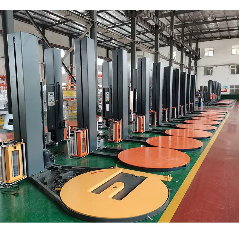 Máy quấn pallet tự động chuyên dùng màng co nặng hình ảnh 15-description