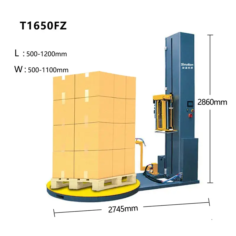 Máy quấn pallet tự động chuyên dùng màng co nặng hình ảnh 14-description