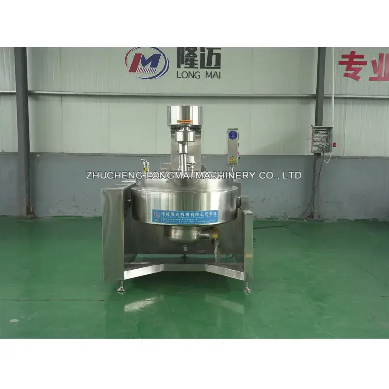 Máy khuấy hành tinh tự động cho nồi nấu sốt ớt cà ri bằng gas tự nhiên và điện