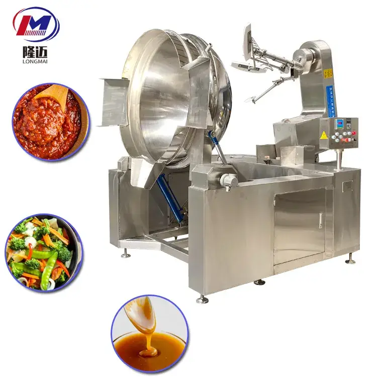 Máy khuấy hành tinh tự động cho nồi nấu sốt ớt cà ri bằng gas tự nhiên và điện hình ảnh 12-description