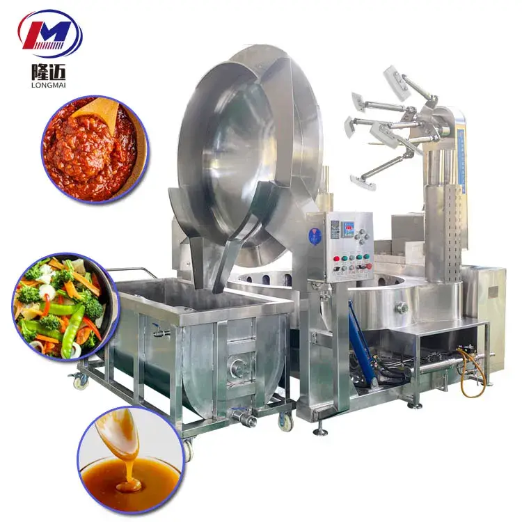 Máy khuấy hành tinh tự động cho nồi nấu sốt ớt cà ri bằng gas tự nhiên và điện hình ảnh 16-description