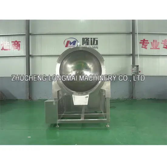 Máy khuấy hành tinh tự động cho nồi nấu sốt ớt cà ri bằng gas tự nhiên và điện