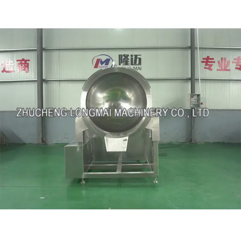 Máy khuấy hành tinh tự động cho nồi nấu sốt ớt cà ri bằng gas tự nhiên và điện