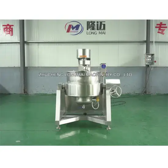 Máy khuấy hành tinh tự động cho nồi nấu sốt ớt cà ri bằng gas tự nhiên và điện