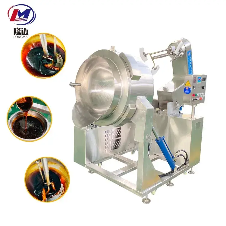 Máy khuấy hành tinh tự động cho nồi nấu sốt ớt cà ri bằng gas tự nhiên và điện hình ảnh 15-description