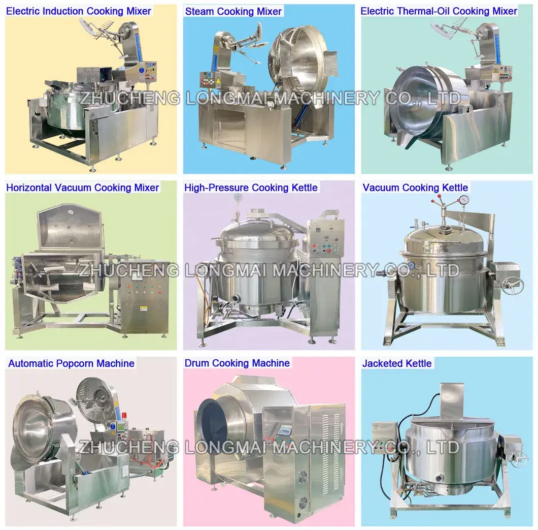 Máy khuấy hành tinh tự động cho nồi nấu sốt ớt cà ri bằng gas tự nhiên và điện hình ảnh 21-description