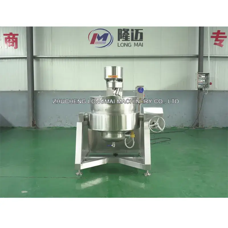 Máy khuấy hành tinh tự động cho nồi nấu sốt ớt cà ri bằng gas tự nhiên và điện