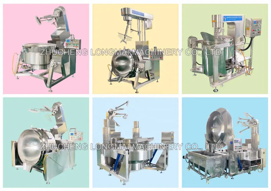 Máy khuấy hành tinh tự động cho nồi nấu sốt ớt cà ri bằng gas tự nhiên và điện hình ảnh 20-description