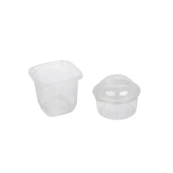 Máy tự động làm hộp đựng thực phẩm nhựa, sử dụng cho khay trứng, cốc và thùng chứa đựng thực phẩm