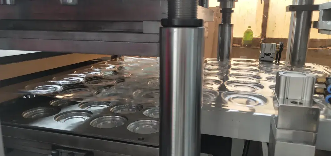 Máy tự động làm hộp đựng thực phẩm nhựa, sử dụng cho khay trứng, cốc và thùng chứa đựng thực phẩm hình ảnh 13-description