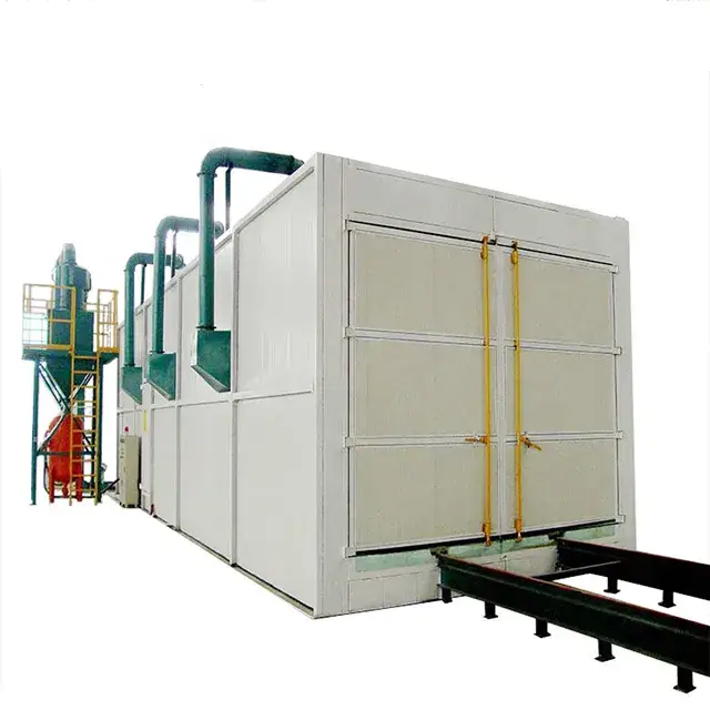Phòng phun cát tự động tái chế từ nhà sản xuất Trung Quốc với công nghệ thu hồi cơ khí