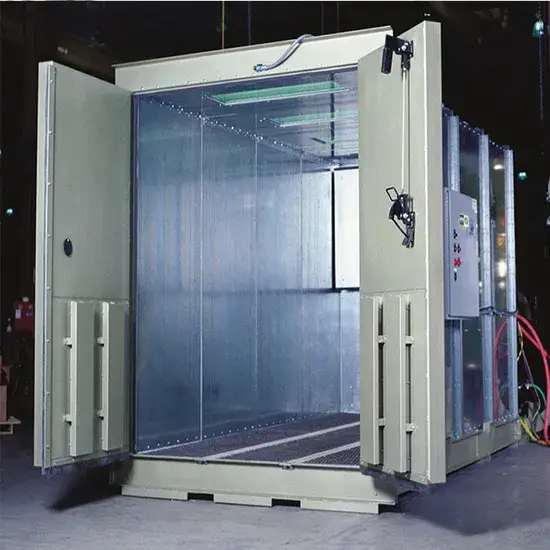 Phòng phun cát tự động tái chế từ nhà sản xuất Trung Quốc với công nghệ thu hồi cơ khí