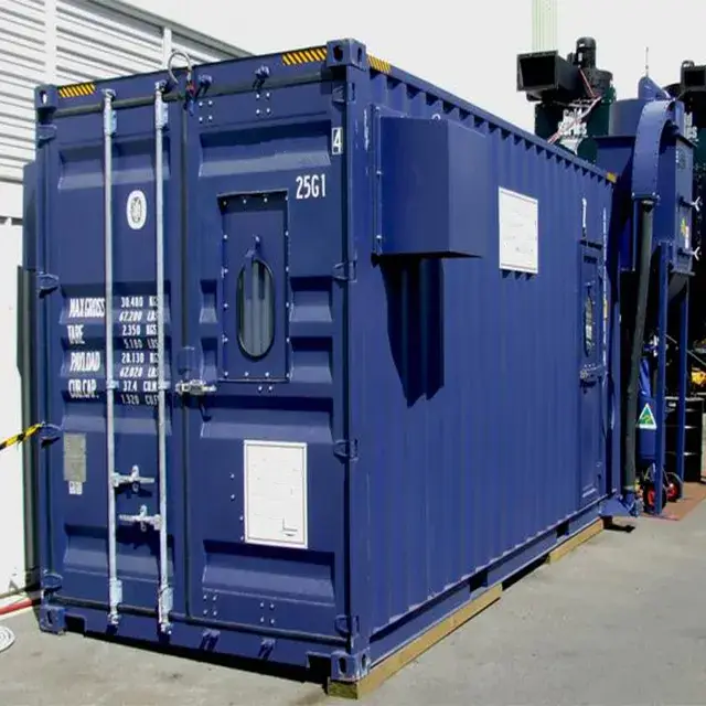 Phòng phun cát tự động tái chế từ nhà sản xuất Trung Quốc với công nghệ thu hồi cơ khí