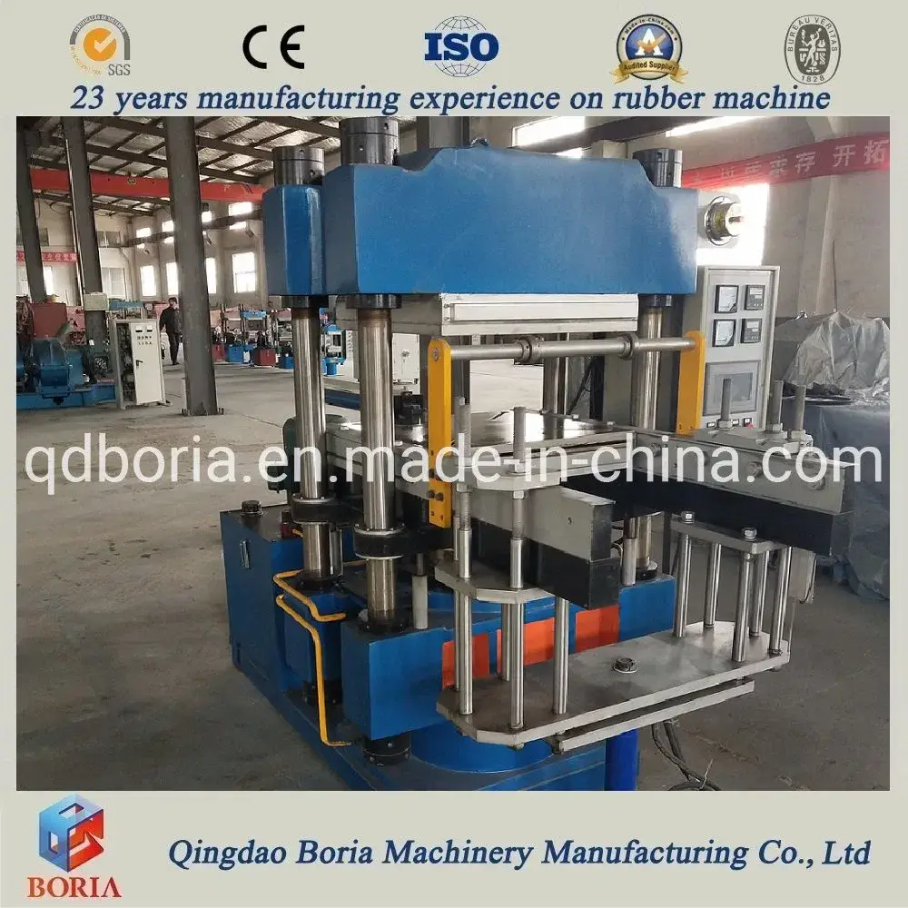 Máy ép cao su tự động với hệ thống PLC cho dây chuyền sản xuất miếng vá cao su nóng từ cao su SBR