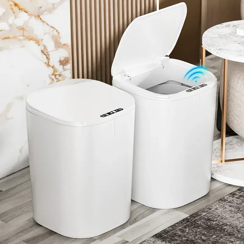 Thùng rác tự động không chạm cảm biến hồng ngoại cho vệ sinh phòng tắm hình ảnh 25-description