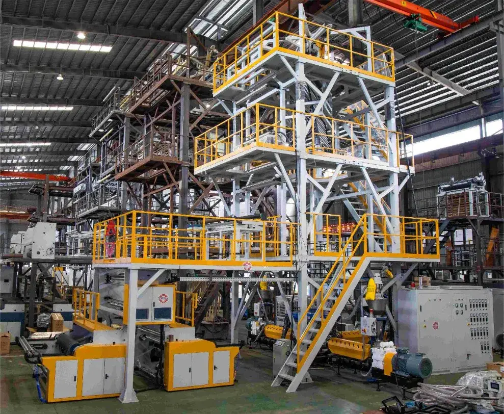 Dây chuyền tự động sản xuất phim bao bì nhựa ép đùn với máy nạp tự động 3 trong ngành công nghiệp sản xuất hình ảnh 12-description