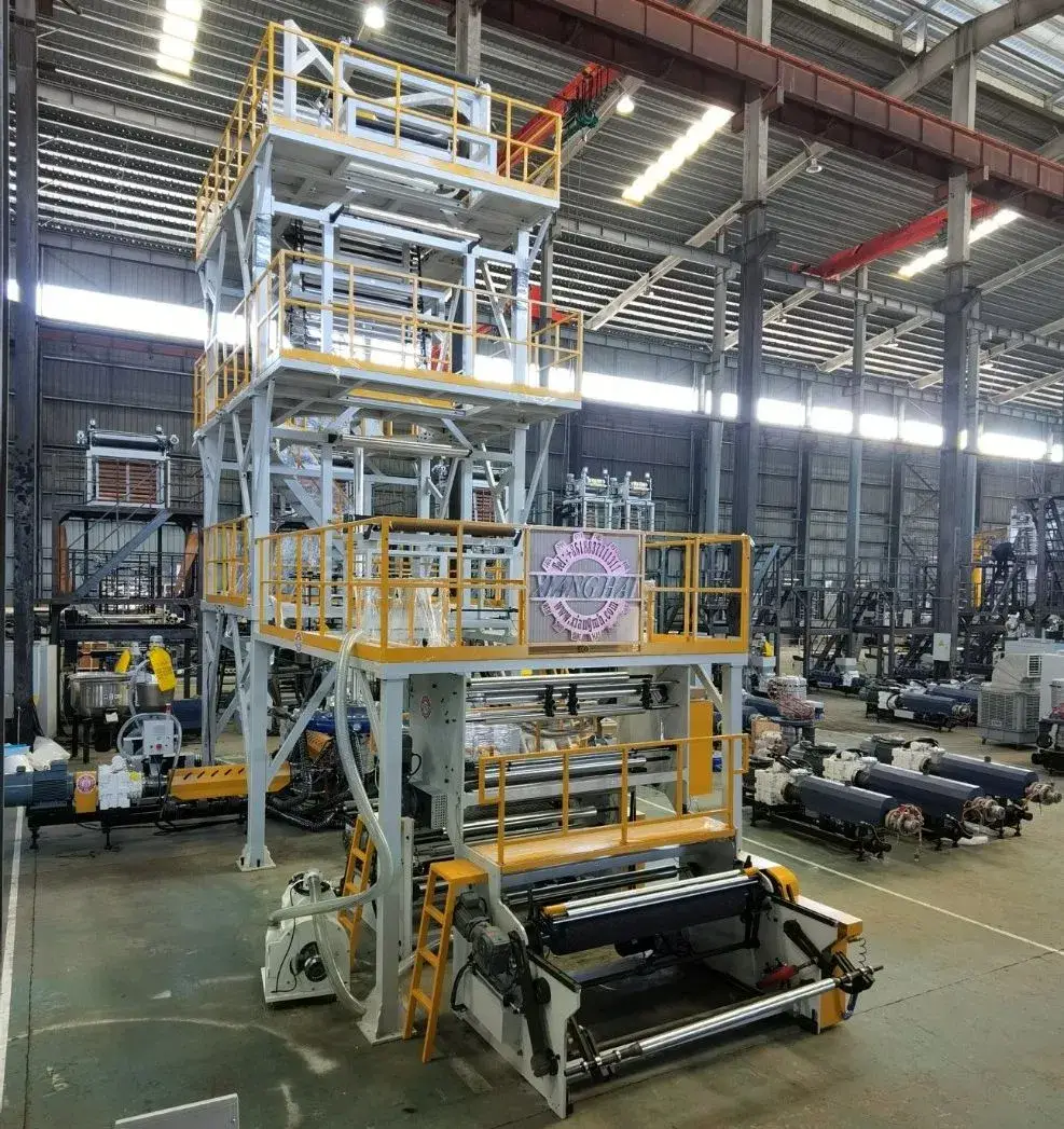 Dây chuyền tự động sản xuất phim bao bì nhựa ép đùn với máy nạp tự động 3 trong ngành công nghiệp sản xuất hình ảnh 13-description