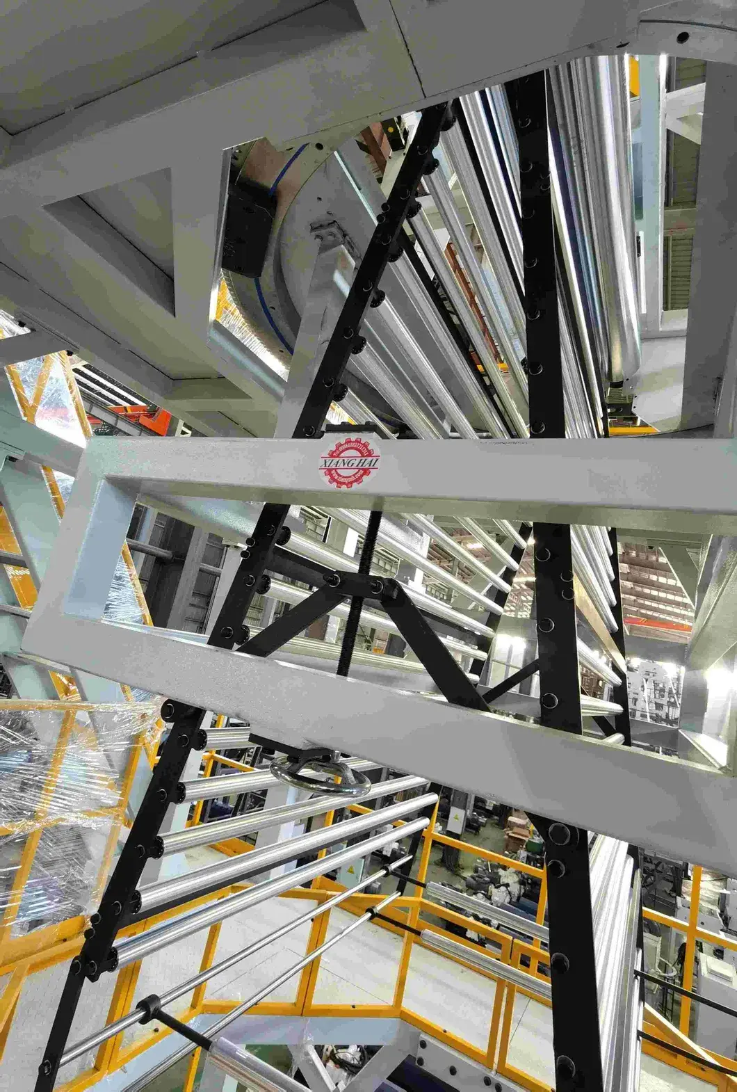 Dây chuyền tự động sản xuất phim bao bì nhựa ép đùn với máy nạp tự động 3 trong ngành công nghiệp sản xuất hình ảnh 22-description