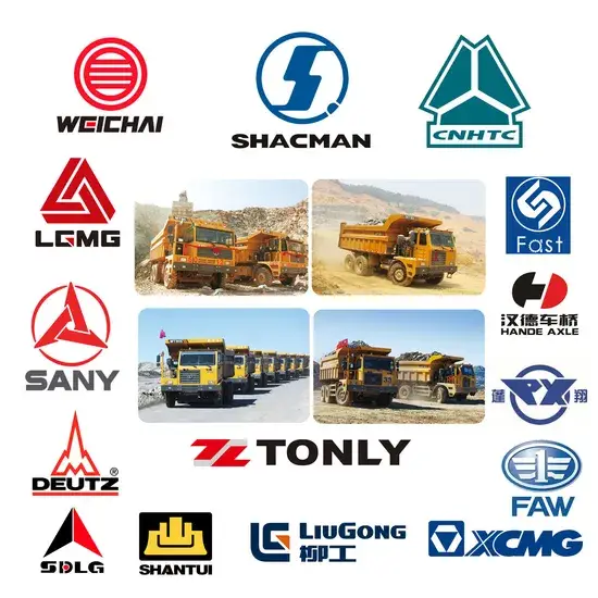 Bộ phận trục HD 35t dành cho xe tải Sany Lgmg Toly - Phụ tùng chất lượng cao