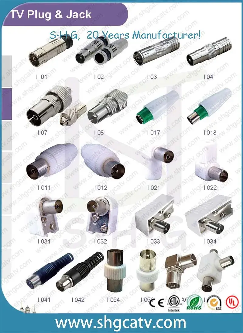 Thiết bị chuyển đổi BNC sang RCA cho dây cáp đồng trục Rg59 RG6 hình ảnh 12-description