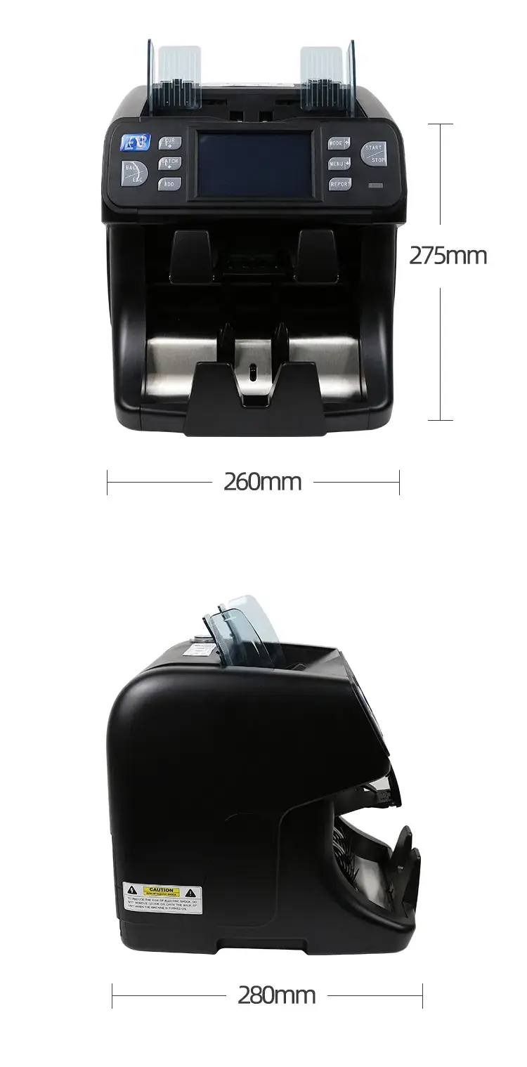 Bộ sắp xếp tiền tệ bỏ túi BS-2080B 1+1 với màn hình TFT kép CIS - Sản phẩm đề xuất từ nhà cung cấp uy tín hình ảnh 15-description