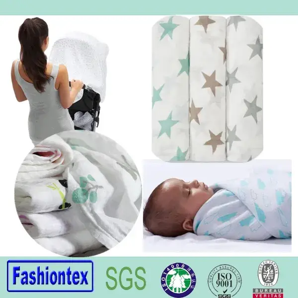 Chăn Muslin Tre Jacquard - Sản phẩm phù hợp cho bé sơ sinh và trẻ em hình ảnh 2-description