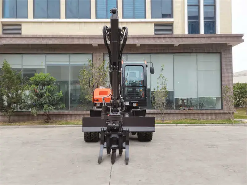 Máy xúc lật Jing Gong với động cơ đốt trong - Giải pháp thiết bị xây dựng chuyên nghiệp cho việc kẹp gỗ