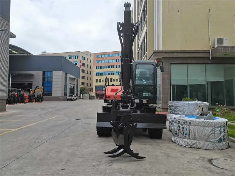Máy xúc lật Jing Gong với động cơ đốt trong - Giải pháp thiết bị xây dựng chuyên nghiệp cho việc kẹp gỗ