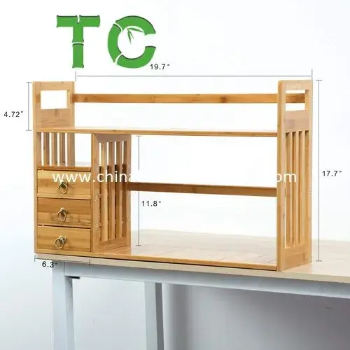 Kệ Tre 2 Tầng: Giải Pháp Lưu Trữ và Trưng Bày Sách Hiệu Quả
