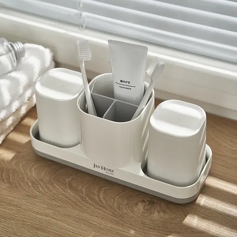 Kệ đựng đồ vệ sinh phòng tắm kết hợp hộp lưu trữ không cần khoan hình ảnh 14-description