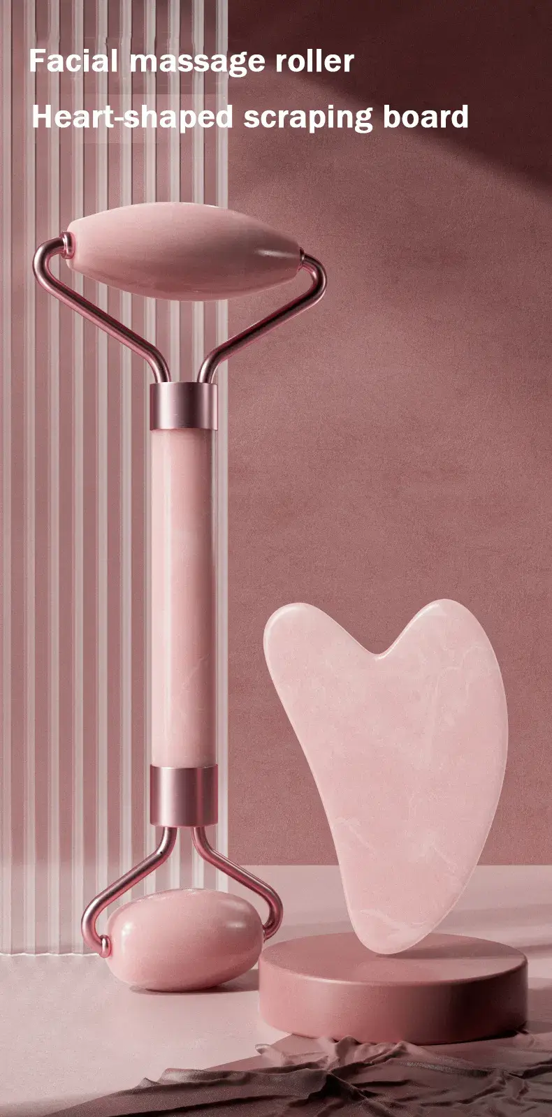 Trải nghiệm làm đẹp với công cụ Gua Sha, con lăn đá jade và máy massage mặt hình ảnh 12-description